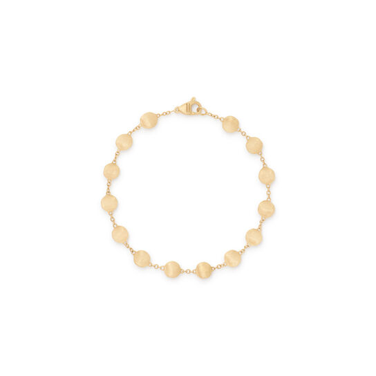 Africa Yellow Gold Bead Bracelet image number 0